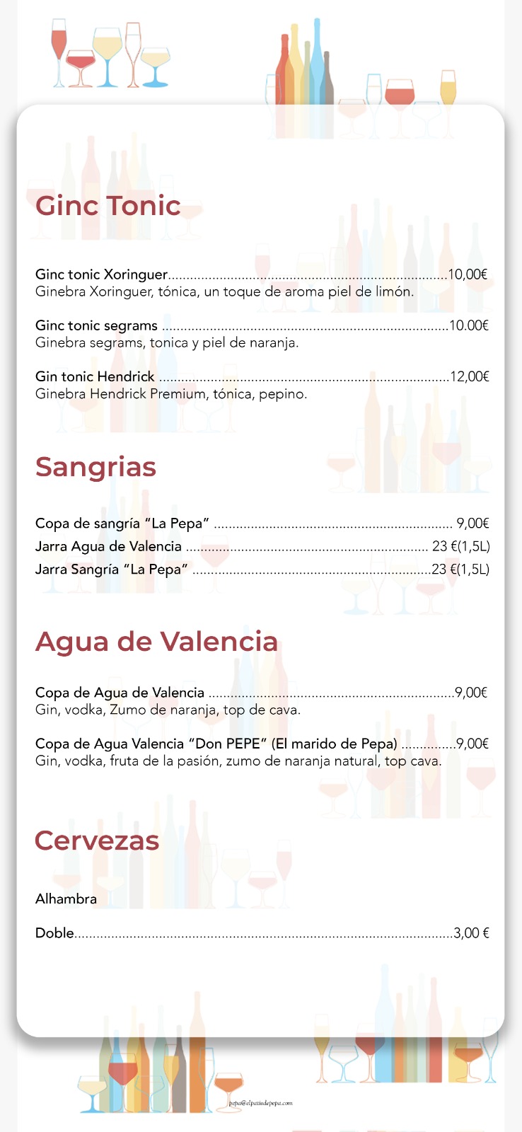 Menú