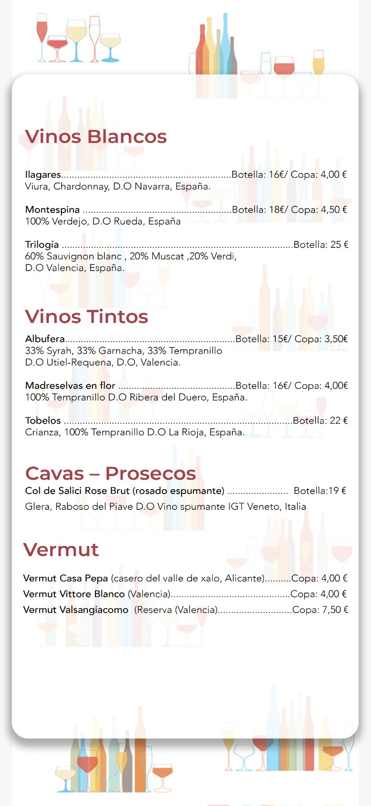 Menú